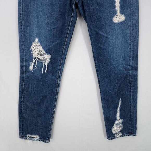 AG Adriano Goldschmied Jeans Women 25 Ex Boyfriend Slouchy Slim Distressed Denim - Picture 7 of 13